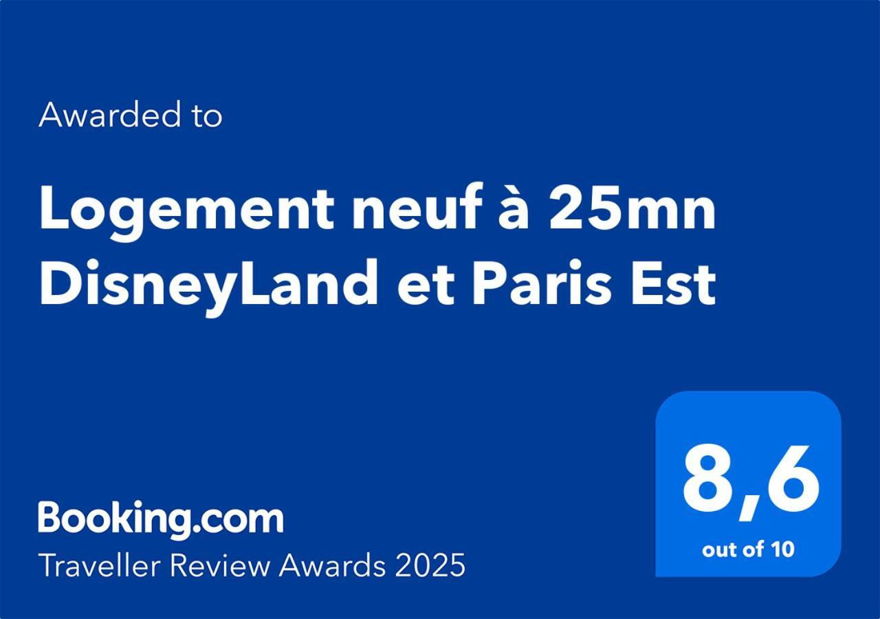 Logement Neuf A 25Mn Disneyland Et Paris Est Thorigny-sur-Marne Extérieur photo
